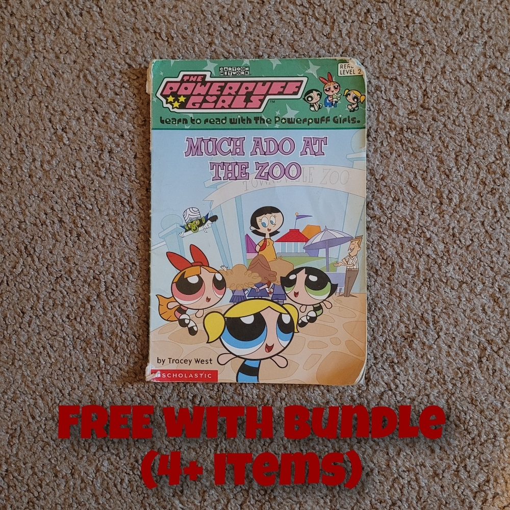 Cartoon Network's The Powerpuff Girls Much Ado at the Zoo Kids Picture Book OS